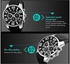 Generic 9128 Luxury Brand Quartz Silicone Watches Men Fashion Casual Wristwatches Waterproof Sport Watch - Green