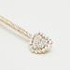 Embellished Hair Pin with Heart Shaped Design