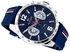 Men's Rubber Analog Watch 1791476 And Wrist Watch AR6131 Set