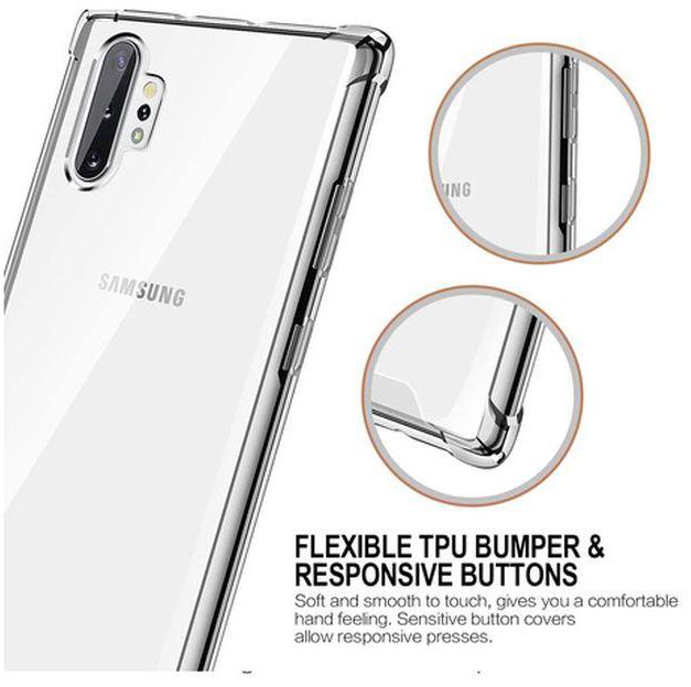 Back Case Designed For Camera Lens Protection For Samsung Galaxy Note 10 Plus & Samsung Galaxy Note 10 Pro -0- Transparent