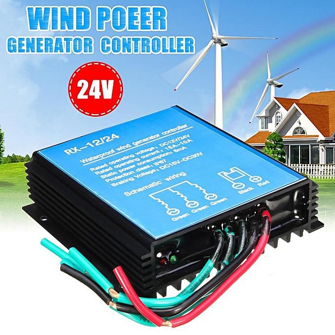 400W 12V/24V Direct Wind Controller With Manual Brake For Wind Turbine Generator 
