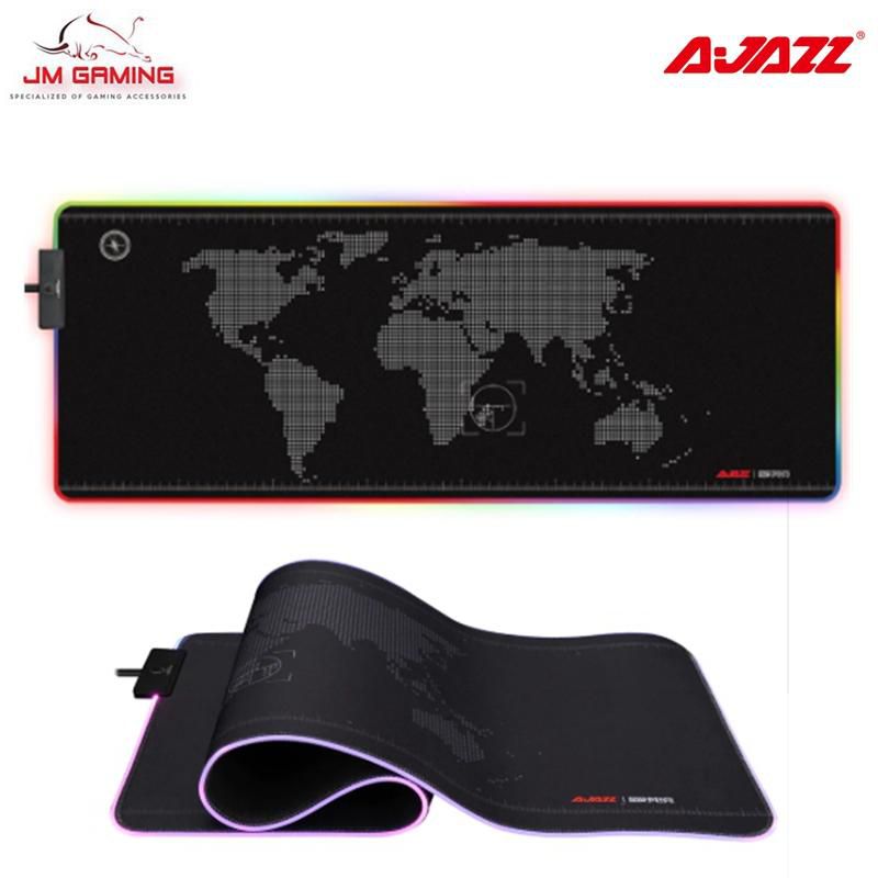 Ajazz AJPAD Cloth USB Mouse Pad RGB 12 Light Effects Mousepad for Laptop PC Gamers (Black)