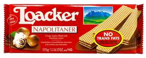 Loacker Napolitaner Crispy Wafer Filled With Hazelnut Cream 175g