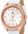 Tommy Hilfiger Women's White Dial Leather Band Watch - 1781209
