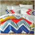 Family Bed Flat Bed Sheet Cotton Touch 4 Pieces Multi Color CT_163