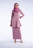 Motherchild Tun Teja Kurung Buttoned Dress - 5 Sizes (Dusty Pink)