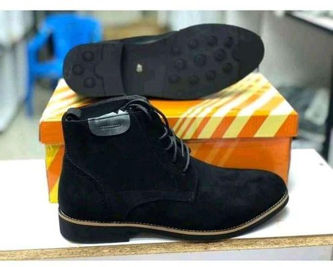 Fashion Classic Men Boots-Black