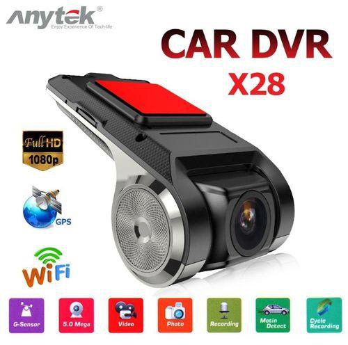 Generic Anytek X28 Car DVRs Camera Full HD 1080P Auto Digital Video Recorder Camcorder WiFi ADAS G sensor 150 Degree Dash Cam DJL