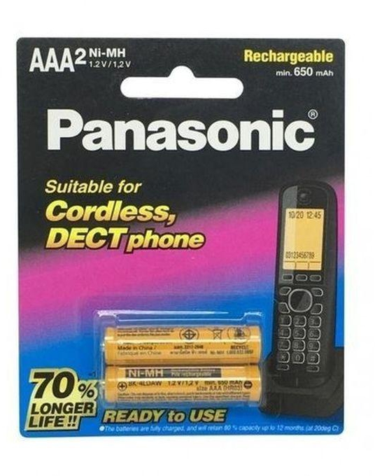 Panasonic 2 Batteries Charging 650 – AAA