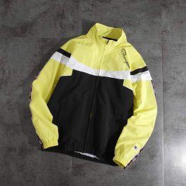 Champion Wind Breaker Jackets | Black Lemon White