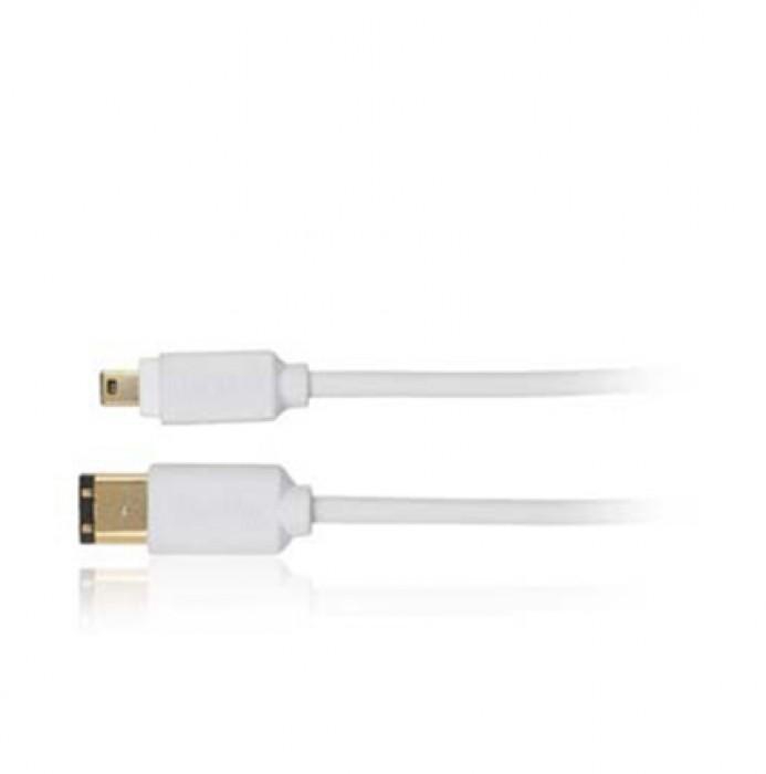 Gigaware 1394-4P6P 6-Ft. FireWire 4-Pin to 6-Pin Cable