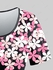 Plus Size Flower Printed Short Sleeves Tee - 5x | Us 30-32