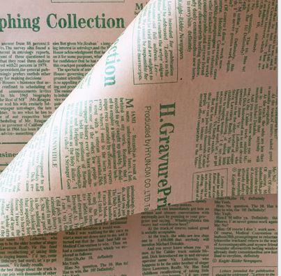 Lsthometrading 50x70cm Gift Wrapping Paper Roll Vintage Newspaper Double Sided Wrap - 7 Types