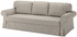 VRETSTORP 3-seat sofa-bed - Karlshov grey-beige