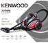 Kenwood XTREME CYCLONE Bagless Vacuum Cleaner 2200W - 3.5 L- VBP80 - RED/BLACK