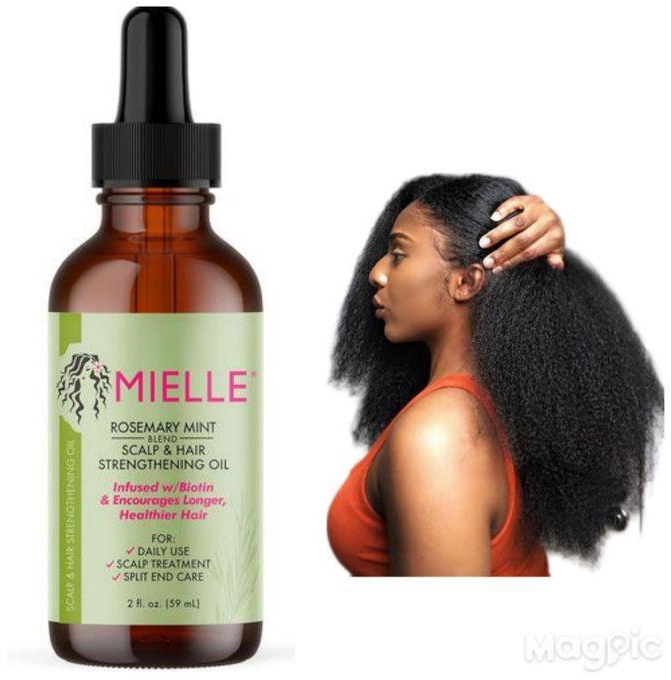 Mielle Organics Rosemary Mint Scalp & Hair Strengthening Oil for All Hair Types-59mL
