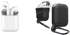 Vidvie s bt847 Mini Wireless Vbuds Headphones - White, Elago Airpods Waterproof Hang Case - Black