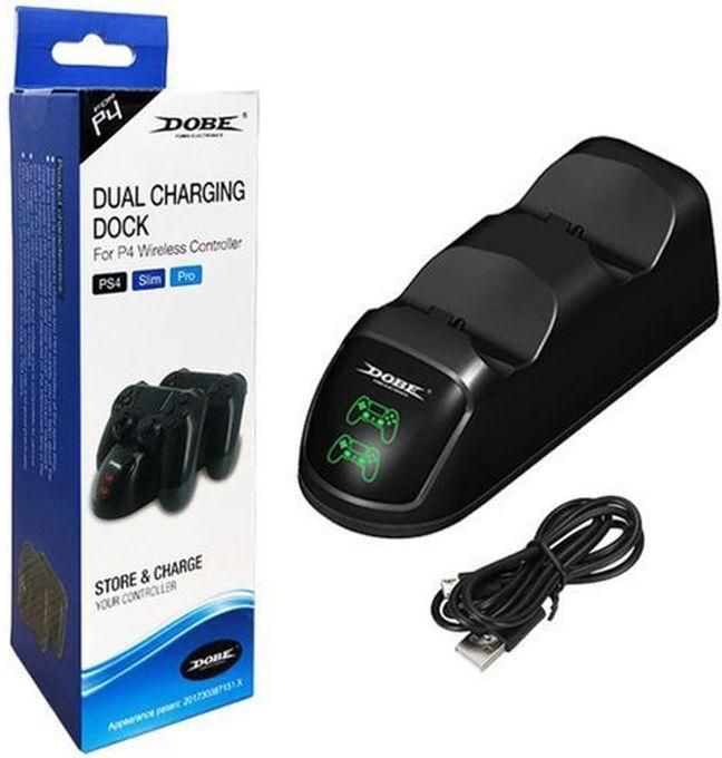 Dobe Usb Dual Charging Dock For Ps4 Wireless Controller