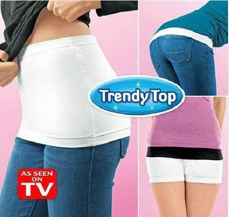 Trendy Top Hip Skirt Set Of 2 Black & White Small