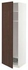 METOD High cabinet w shelves/wire basket, white/Sinarp brown, 60x60x200 cm - IKEA