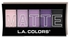 L.A. Colors 5 Color Matte Eyeshadow Palette - Purple Cashmere