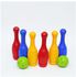 Faroplast Bowling Game Mixed (6 Pieces+ 2 Balls)