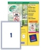 Avery Printable Durable Signs, 190 x 275 mm, 1label/sheet, 10lables/pack
