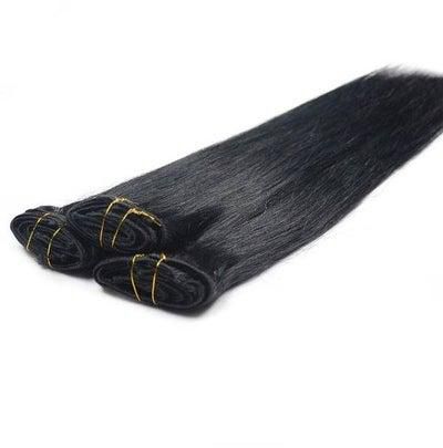 Remy Hair Extension Wig Black 22inch