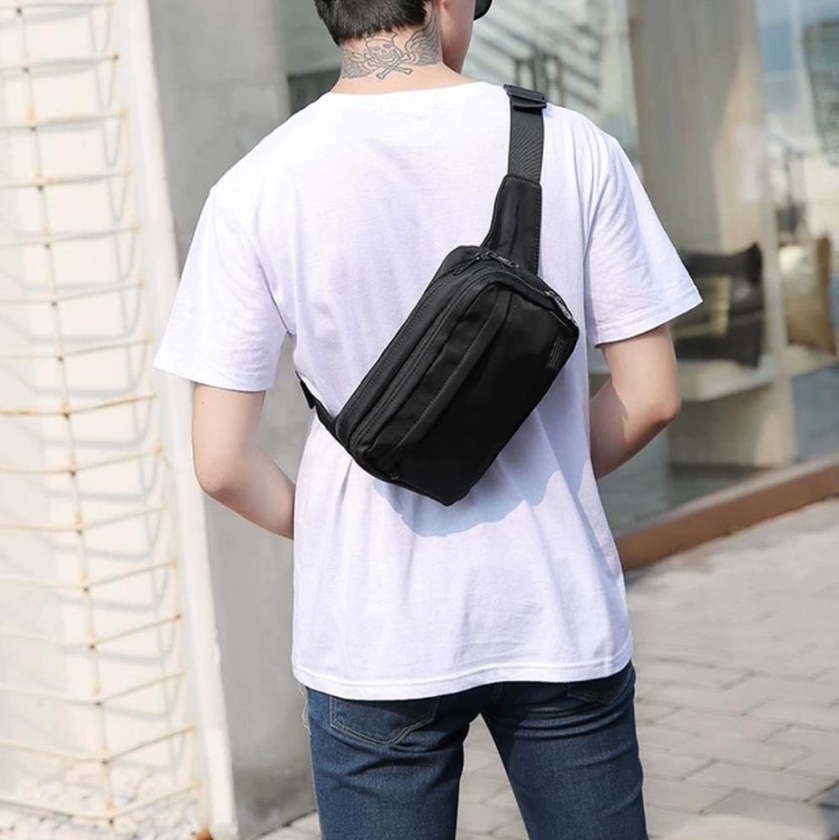 PORTER Japan Design Ptr Double zip Waterproof Waist Chest Bag (5 Colors)