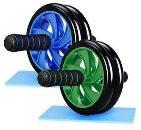 Abs Roller Workout Arm And Waist Fitness Exerciser Wheel Green