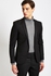 The Idle Man Suit Jacket in Skinny Fit - Black