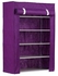 5-Tier Shoe Rack Organizer Purple/White