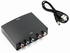 Generic YPBPR To HDMI Converter AV HDCP YPbPr/RGB + R/L Audio To HDMI Converter-black