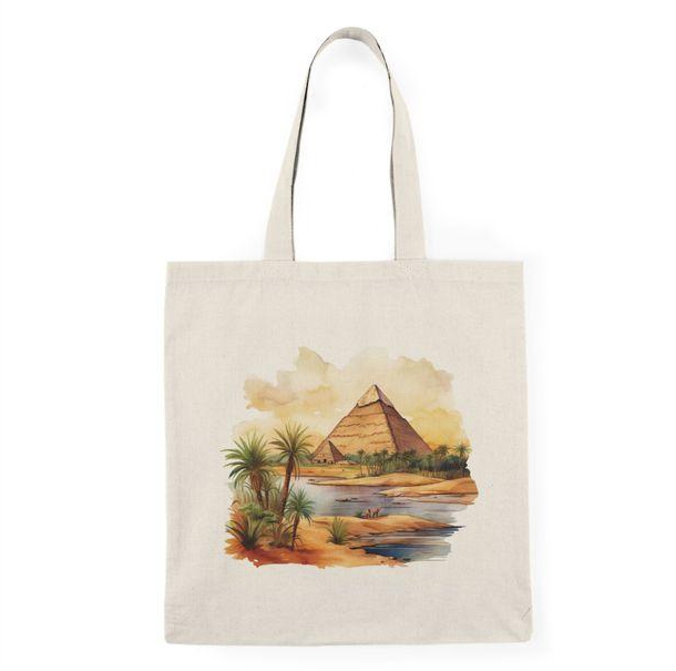 Egypt Travel Clipart Tote Bag