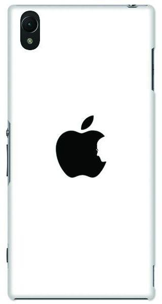 غطاء رفيع وانيق لهاتف سوني اكس بيريا Z3 بلس ابيض - بطبعة تفاحة ستيف جوبز