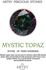 Artsy Drop Mystic Topaz Stone Necklace-Silver