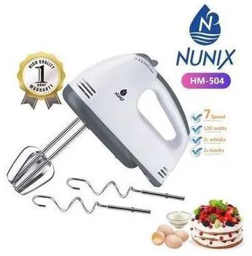 Nunix 7-Speed Portable Hand Mixer