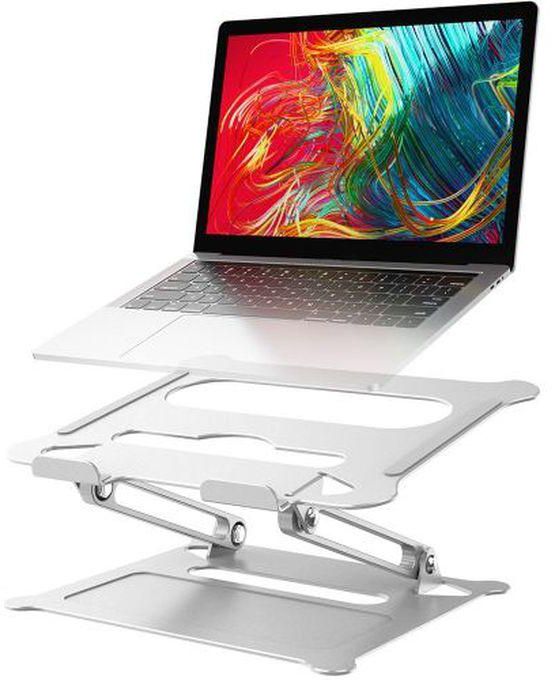 Adjustable Aluminum Laptop Stand Ergonomic Multi-Angle Desk Laptop Holder