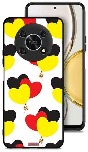 Honor X9 5G Protective Case Cover Three Hearts Bunch