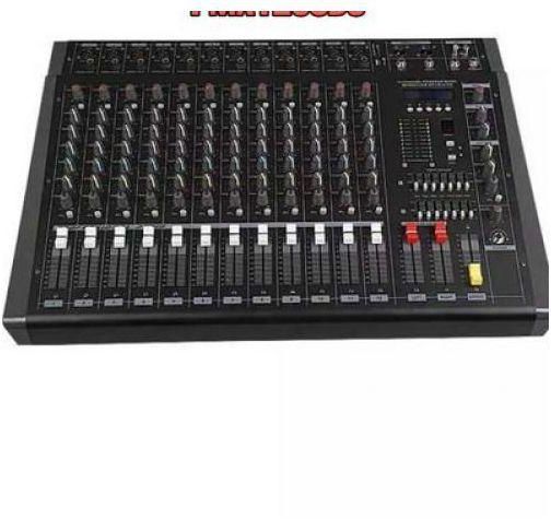Omax Audio Powered Mixer, 12Channel With Bluetooth And USB