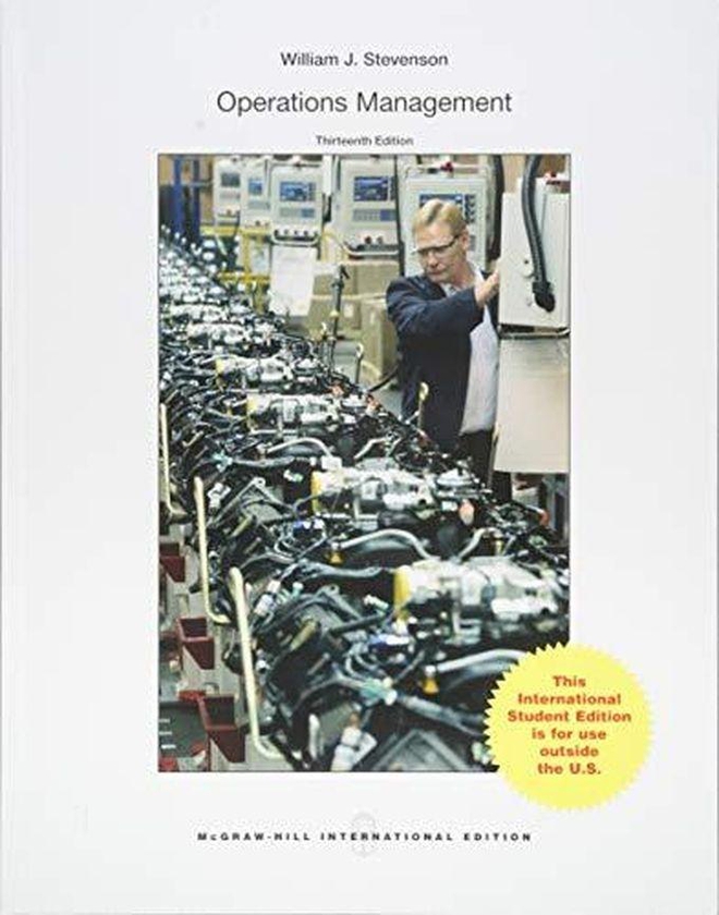 Mcgraw Hill Operations Management: International Edition ,Ed. :13