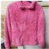 Casual Jacket Fur For Women - Pink