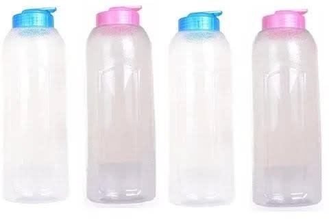 Transparent Water Bottle Set Of 4 - 650ml