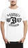 Ibrand S272 Unisex Printed T-Shirt - White, Medium