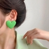 fluffy women accessories Heart Earring Of Fluffy Women's Accessories-Lemon