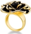 NinaBox 18k Rose Gold Plated Made With Swarovski Crystal Jewelry Ring Model RAZ04505BL