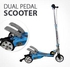 Blue Dual Pedal Scooter