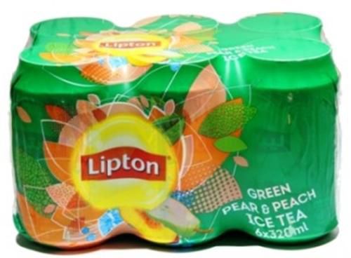 Lipton Pear Peach Ice Tea - 6 x 320 ml