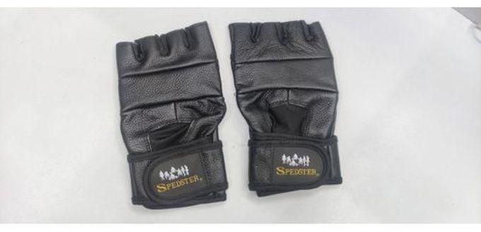 Spedster Leather Gym Gloves
