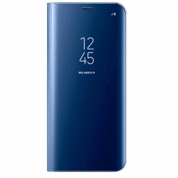 Bdotcom Original Galaxy S8 Plus Clear View Stand Cover (Blue)